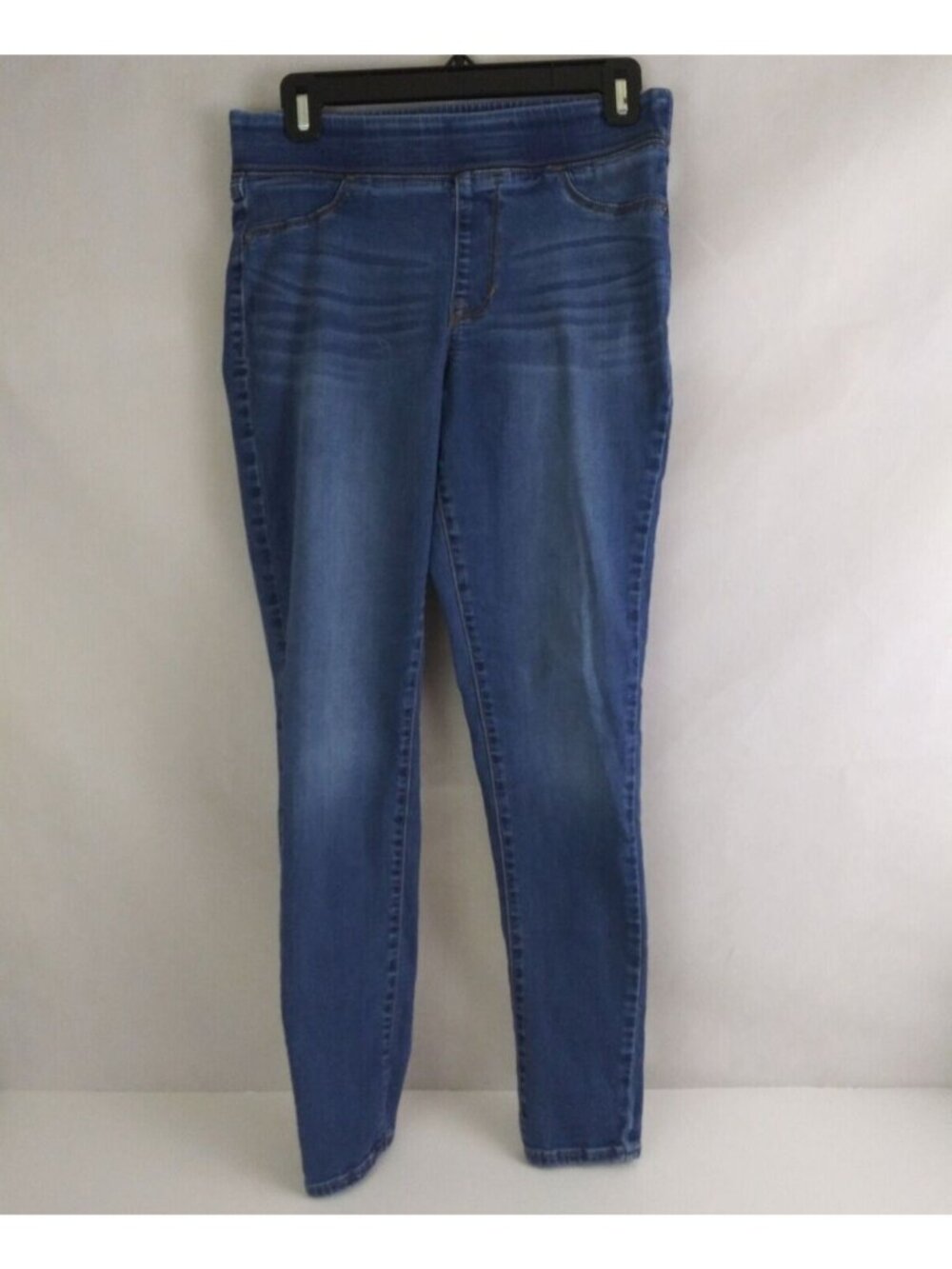 Old Navy Rockstar Distressed Whiskered Mid-Rise Jeggings Size 8 Inseam 28"